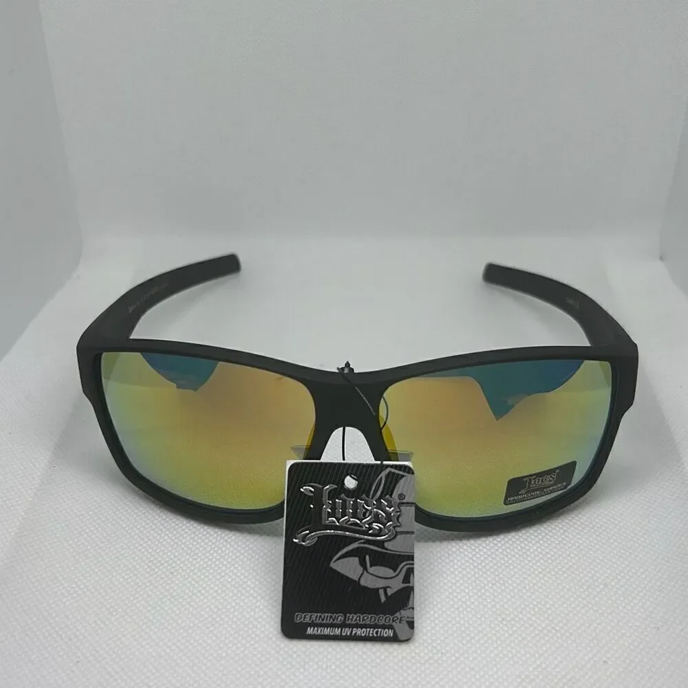Locs Mens Mirrored Hardcore Sunglasses